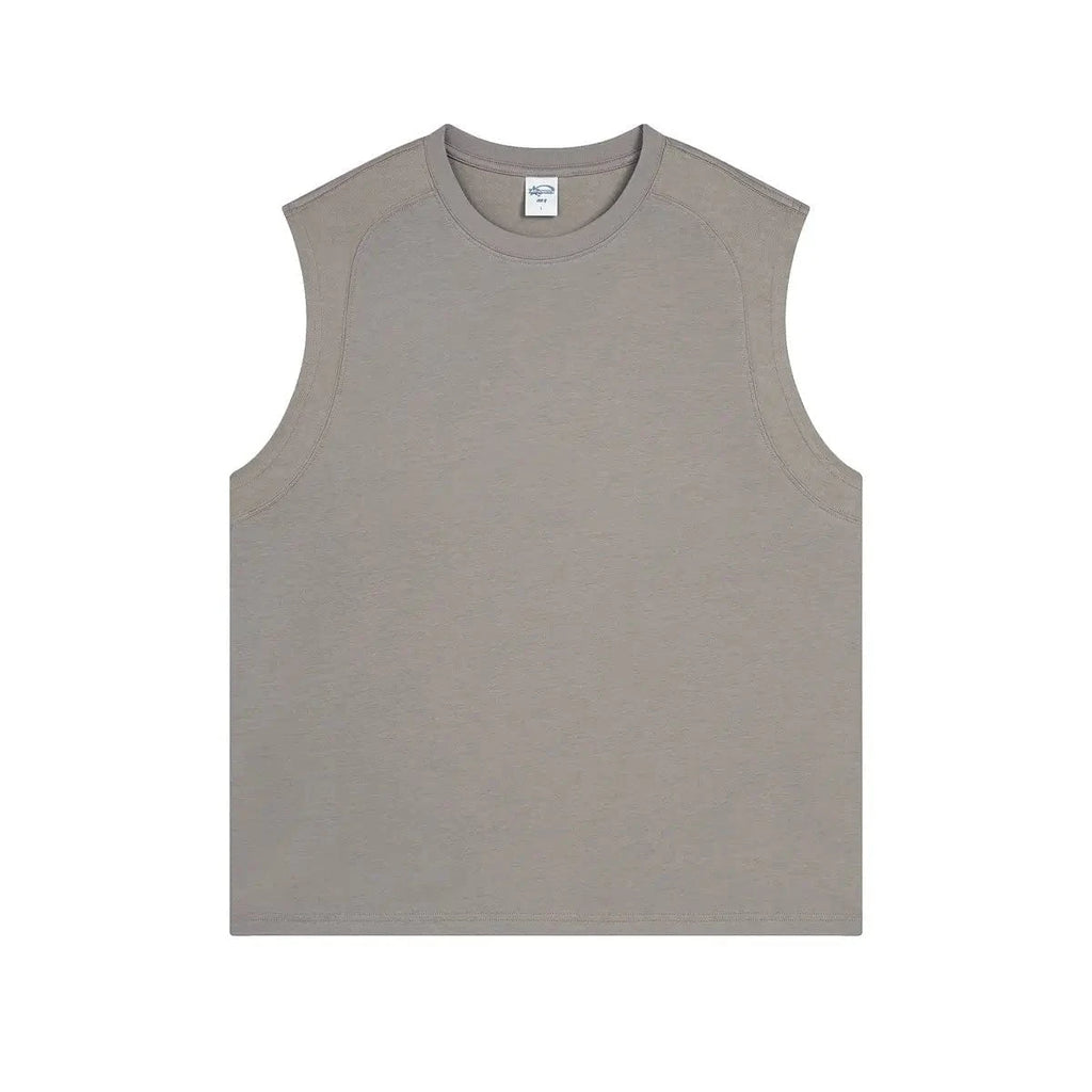 190 gsm Boxy Suit Sleeveless Tank Top - Yosummer