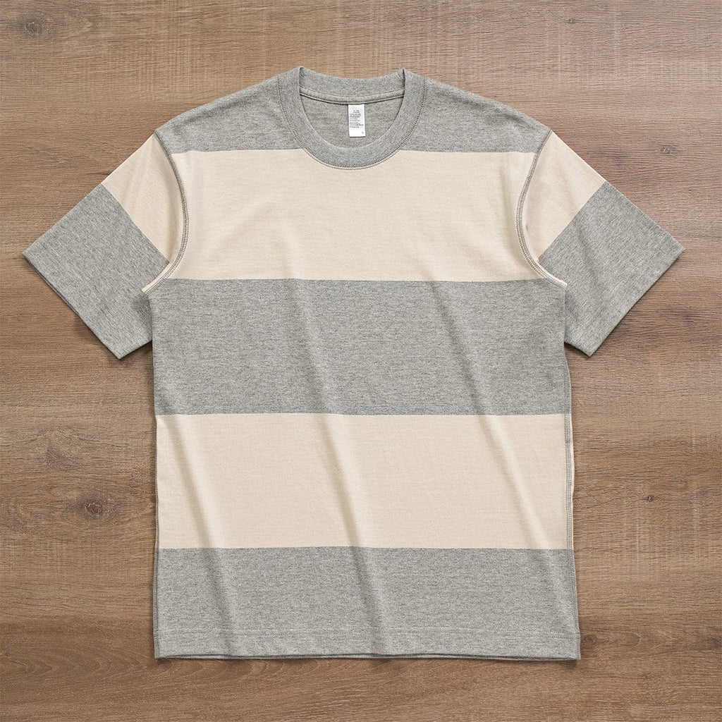 Big Stripes Border Tee | 260gsm - Yosummer