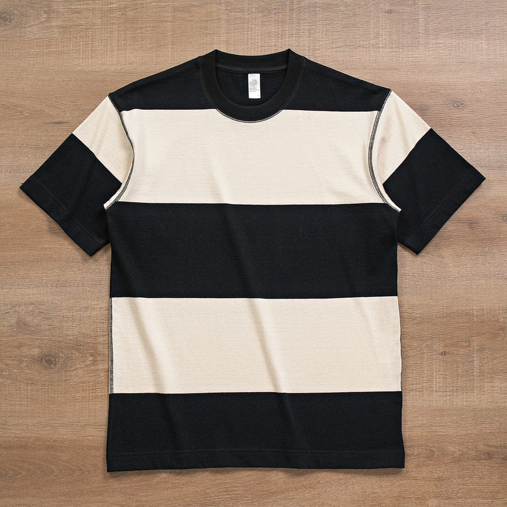 Big Stripes Border Tee | 260gsm - Yosummer