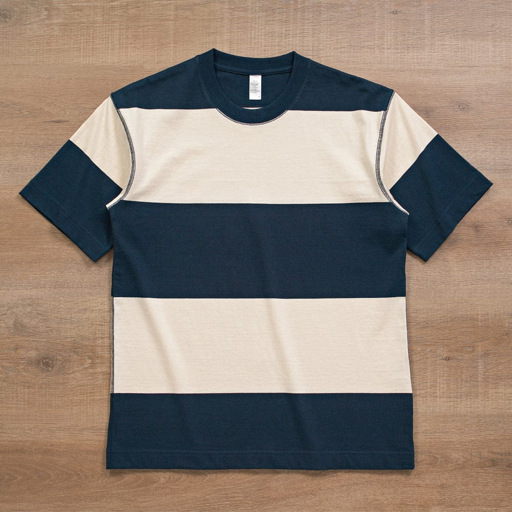 Big Stripes Border Tee | 260gsm - Yosummer