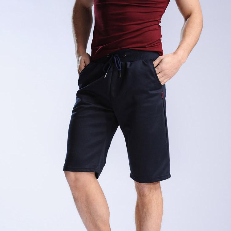 Drawstring Waist Knit Jogger Shorts - Yosummer