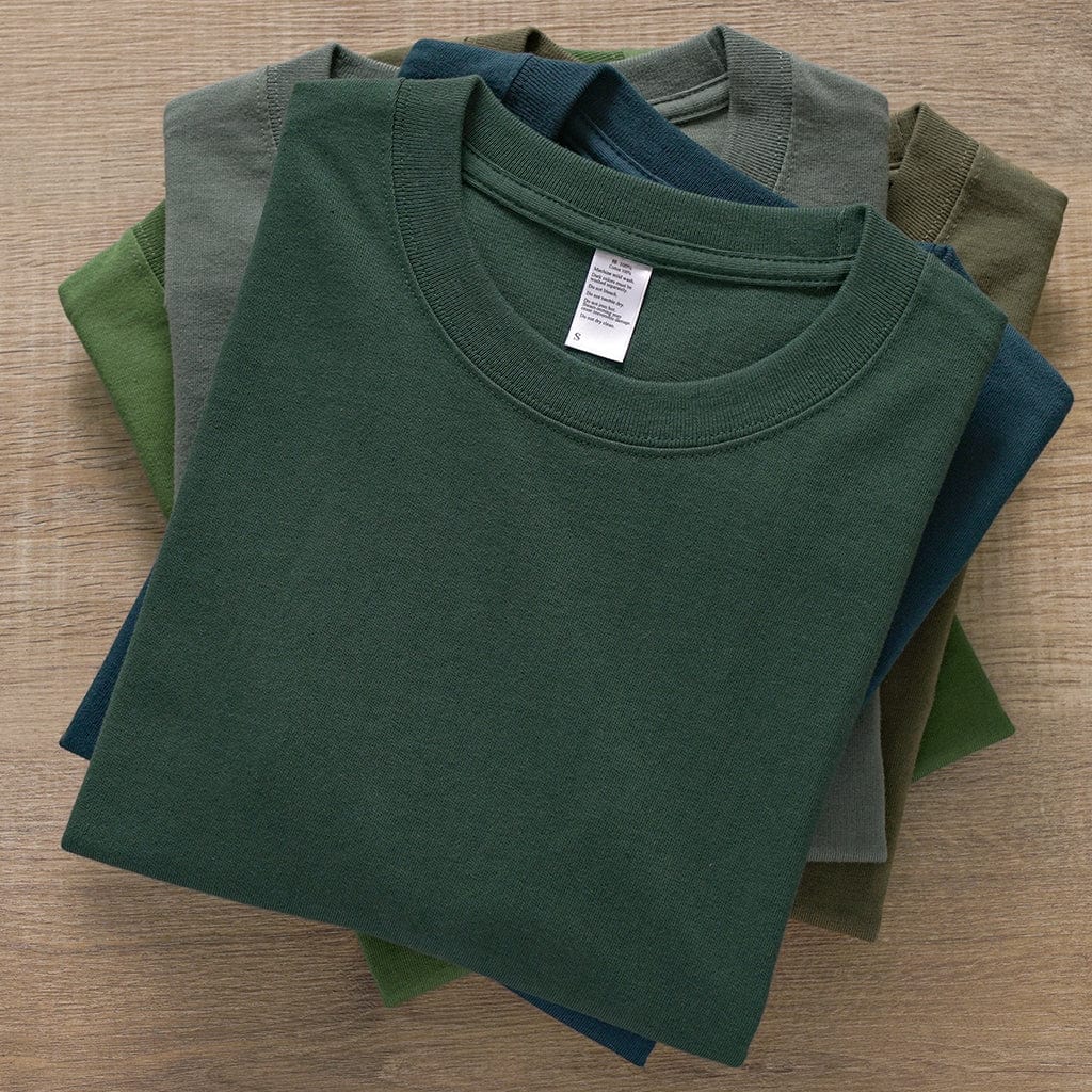 Green Collection | Premium Cotton Round Neck Tee （Unisex）| 260 gsm - Yosummer