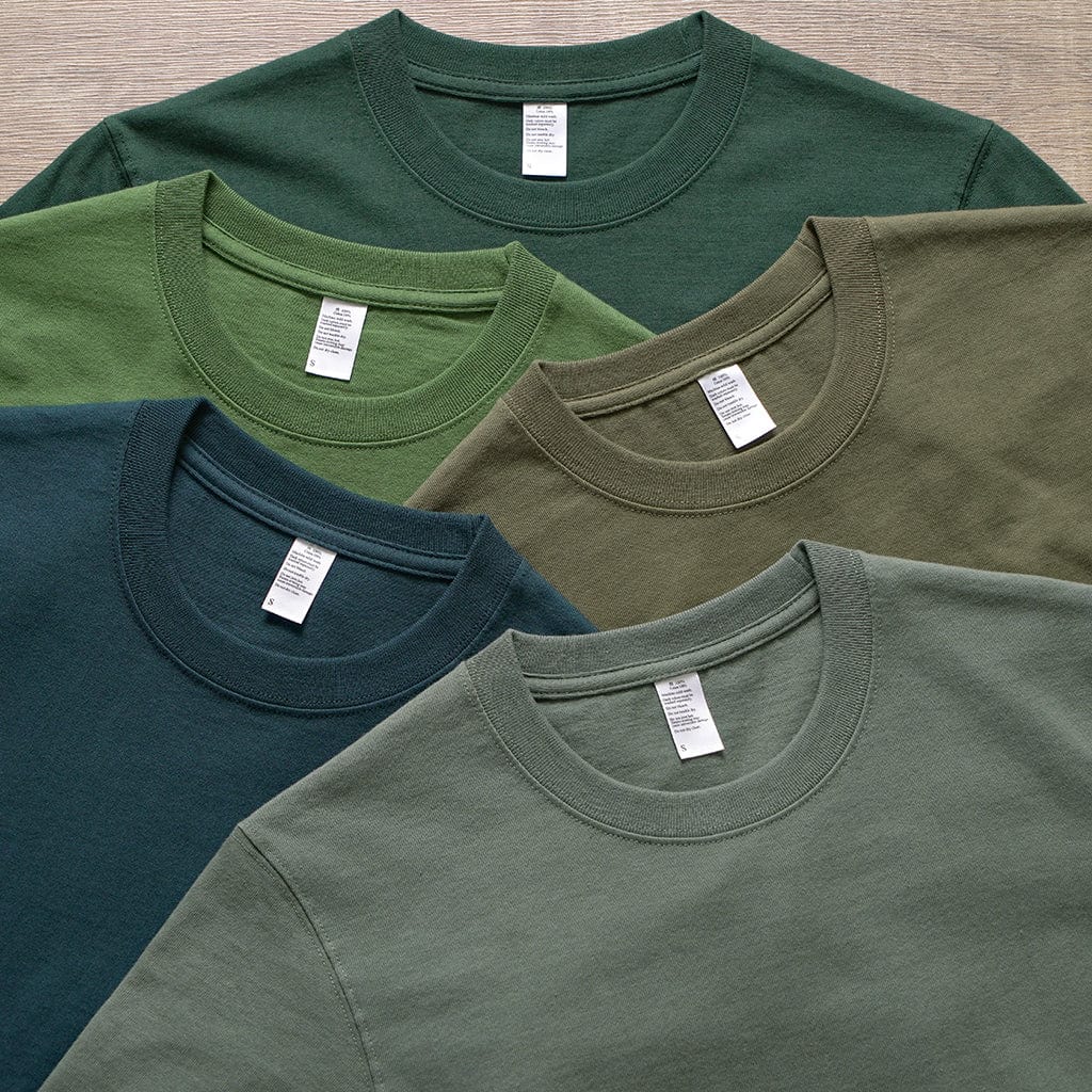 Green Collection | Premium Cotton Round Neck Tee （Unisex）| 260 gsm - Yosummer