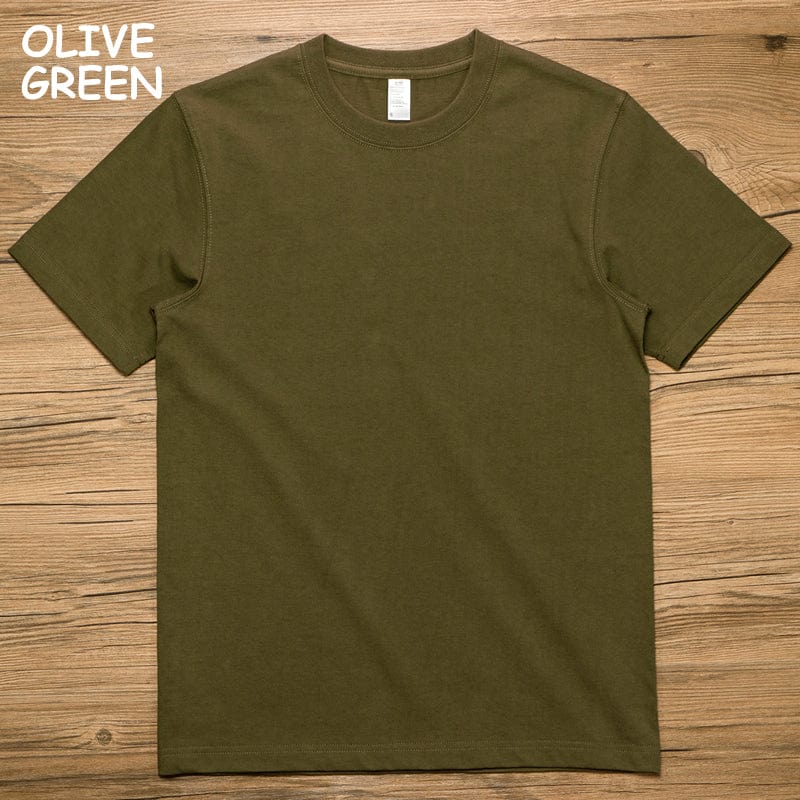 Green Collection | Premium Cotton Round Neck Tee （Unisex）| 260 gsm - Yosummer