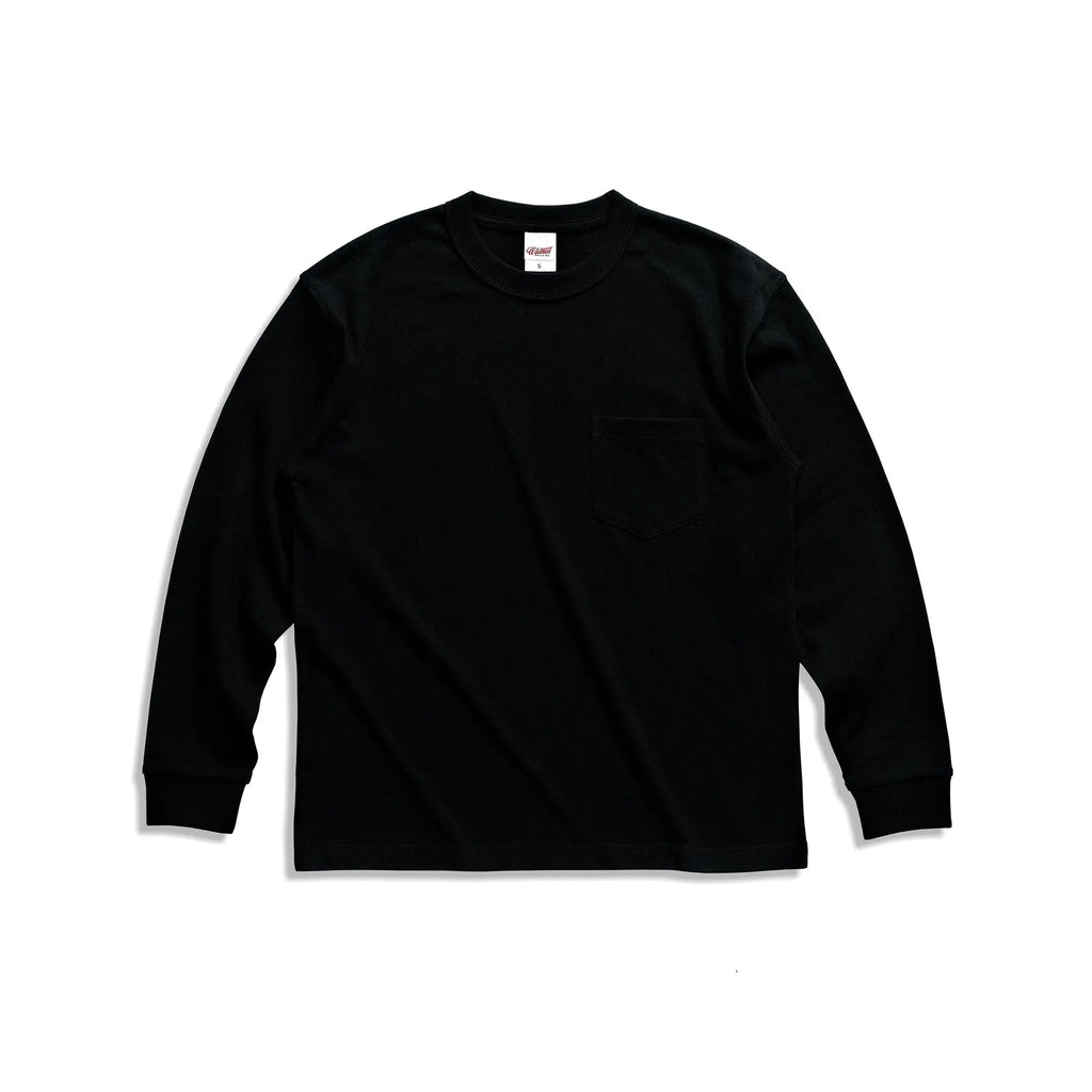 OverSize | Pocket | Premium Cotton Round Neck Long Sleeve Tee 300 gsm - Yosummer