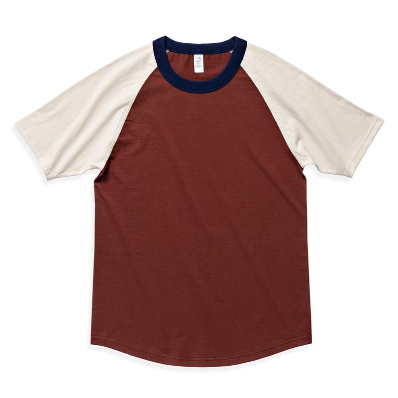 Premium Cotton Round Neck Raglan Short Sleeve T-Shirts | 265 gsm - Yosummer