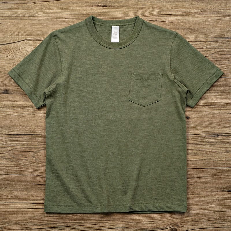 Slub Cotton Tubulat Short Sleeve T-Shirt | 210 gsm - Yosummer