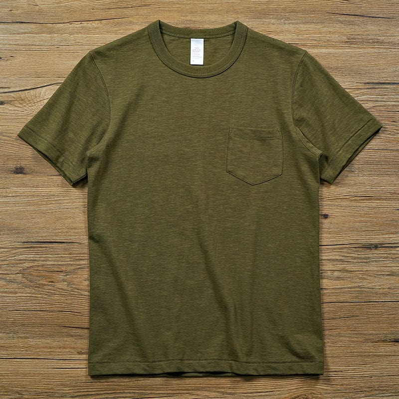 Slub Cotton Tubulat Short Sleeve T-Shirt | 210 gsm - Yosummer