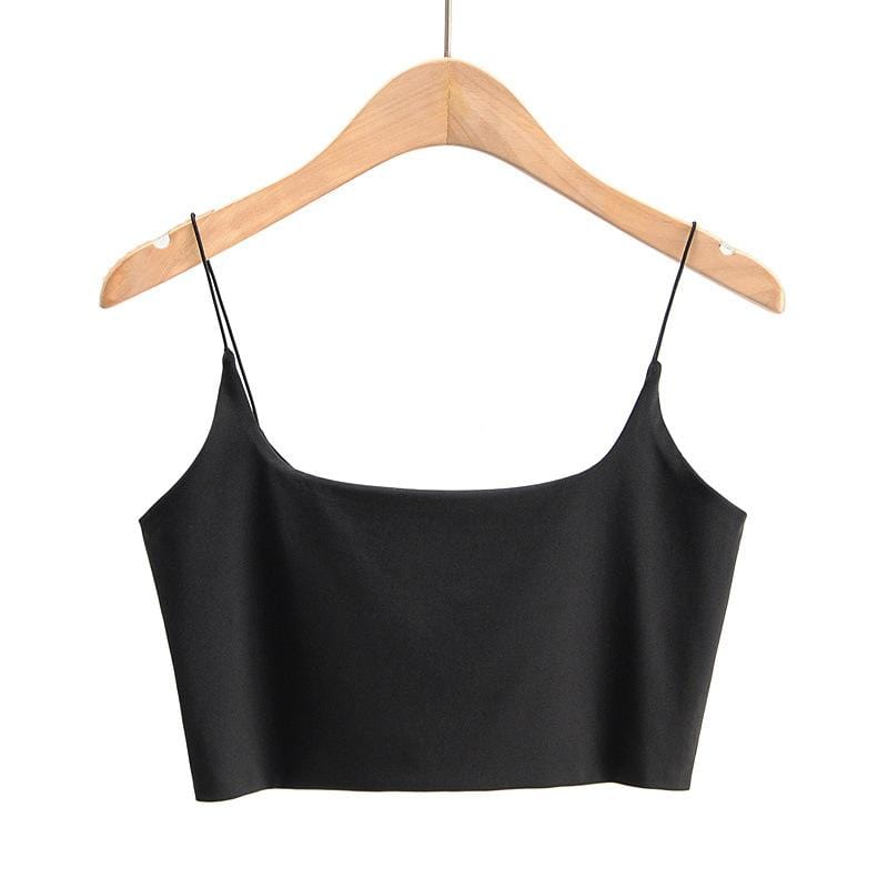 U Front Double Layers Cami Top - Yosummer