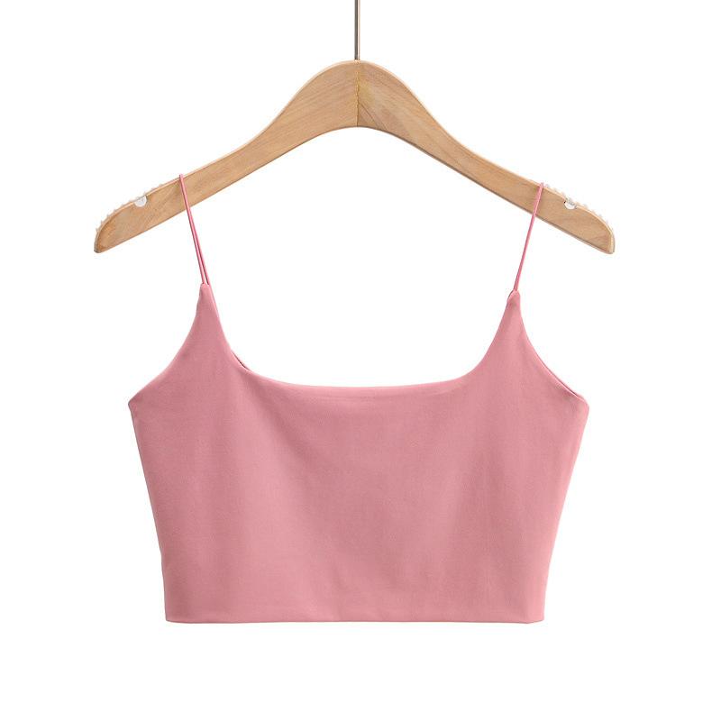 U Front Double Layers Cami Top - Yosummer